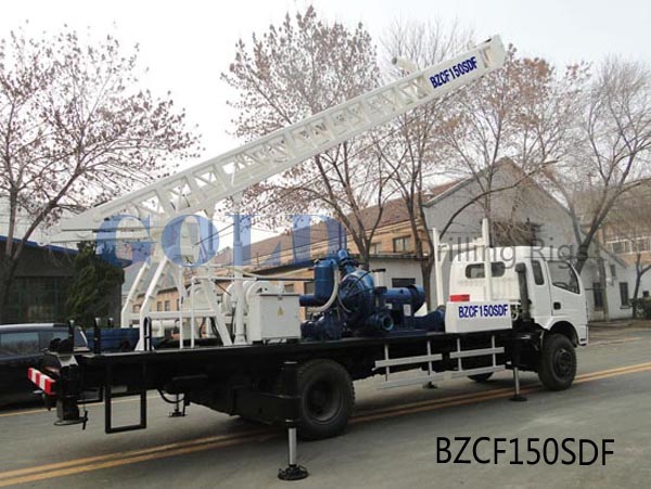 Buy Hydraulic truck mounted water well drilling rig BZCF150SDF at wholesale prices