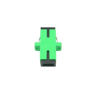 Flange SC Apc Simplex Fiber Optic Adapter For FTTX