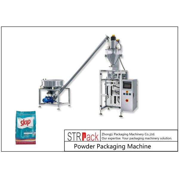 Buy Pillow Bag Gusseted Bag Block Bottom Bag Vertical Form Fill Seal Powder Packaging Machine With Auger Filler at wholesale prices