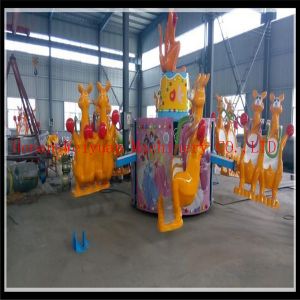 Fiberglass amusement rides kangaroo jumping kiddie ride for sale