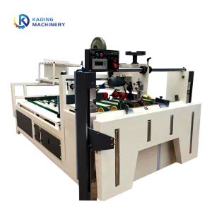 Semi Auto Corrugated Box Folder Gluer For 2600mm 2800mm Carton Box With Manual