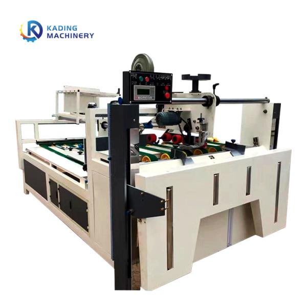 Semi Auto Corrugated Box Folder Gluer For 2600mm 2800mm Carton Box With Manual