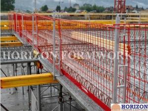 China Multifunctional Temporary Handrail Brackets 1.5m Height For Safety Protection on sale