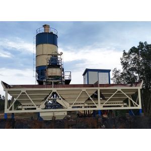 Fixed Mini Concrete Batch Plant , Stationary Ready Mixed Concrete Mixing Station