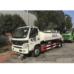 LHD FOTON AUMARK-C33 4X2 5000L Water Tank Truck