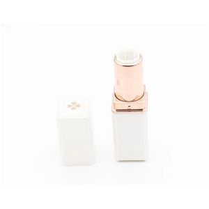 Square Four Leaf Clover Design 5g Lipstick Tube Container in Custom Color for