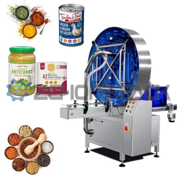 Buy Industrial Turntable Canned Milk Bottle Sterilizer ZCHONE Food Beverage Sanitizer at wholesale prices