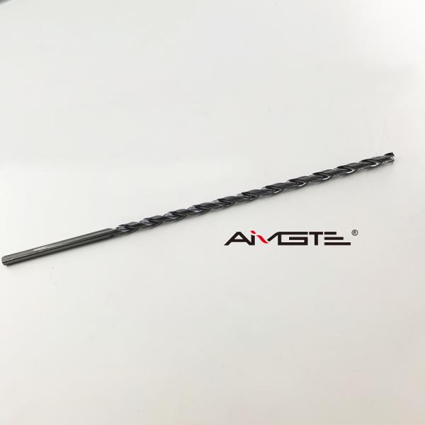 30D Carbide Deep Hole Drill Bit 6mm Long HRC60 For Steel Metal And CNC Machine