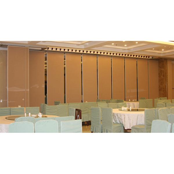 Fireproof Hotel Acoustic Foldable Partition Wall 2000mm 3800mm High