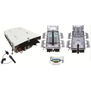 Quality Plastic fiber optical distribution box,330X210X87mm,wall-mounted(POLE-MOUNTED),IP65,8CORES,,support uncut,PRE-CONNECTI for sale