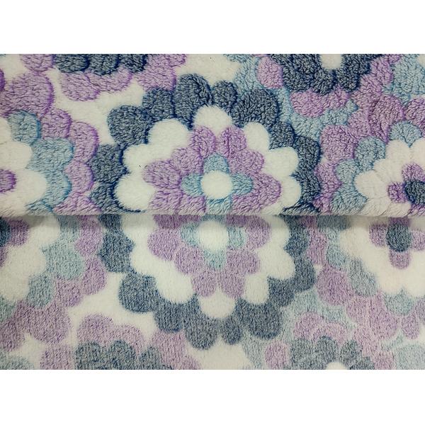 Bedding Blanket Flannel Fleece Fabric 280 gsm Printed Winter Cut Flowers