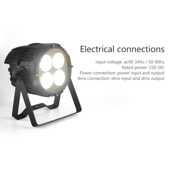200Watt DJ Stage Lights 4 Eyes Cob 120 LED Par Lamp Energy Saving