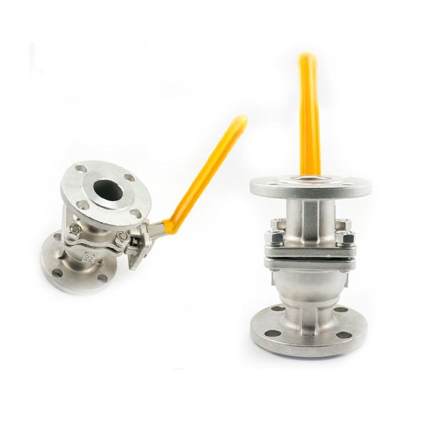 Buy Engineering Hygienic Two Piece Flanged Ball Valve Cf8m 1000 Wog at wholesale prices