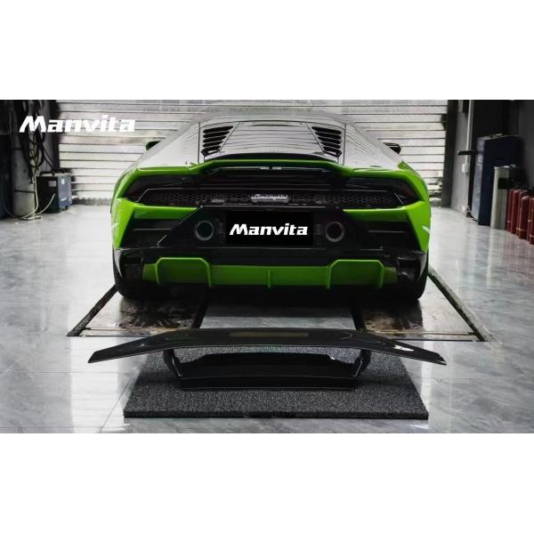 LP580 LP610 Lamborghini Huracan Evo Body Kit Tecnica Style Carbon Fiber Spoiler Wing