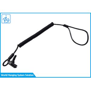 Quality SGS 30cm Coil Ring Retractable Elastic Spring Tool Lanyard for sale