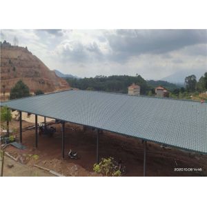 Resin Shingle Metal Farm Sheds For Education Training Base