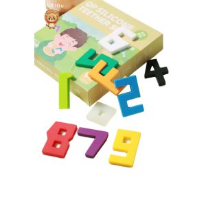 Custom Silicone Baby Toys Building Blocks Cognitive Skills Developmental With
