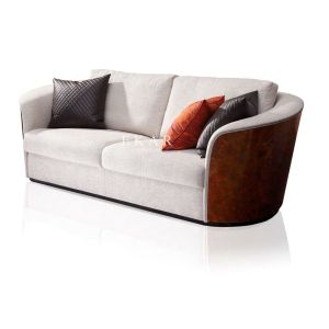 Modern Leather Furniture Best Living Room Quality Sofa W006SF3B