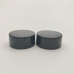 OEM Black Continuous Thread Cap , 24/400 Plastic Screw Lid