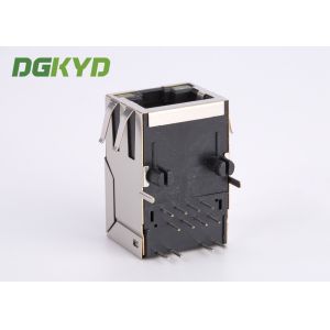 Single port tab up 8 Pin RJ45 Modular Jack Shielded with Y/G LED manufacturer