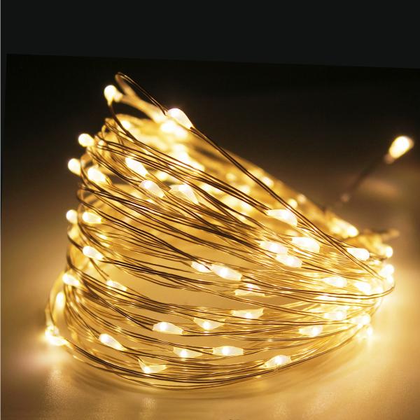20m Length Indoor Battery Operated Christmas Lights 200 LED 6V