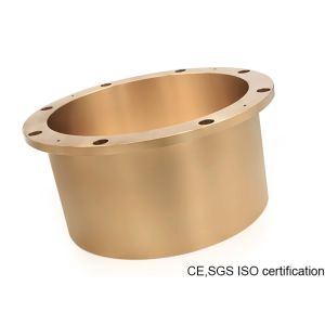 Bronze Large Flange Tube Bushing ODM Stone Crusher Parts