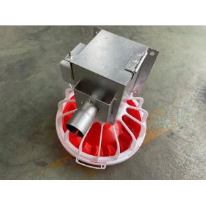 Sixteen grid feeding trays（Red and white）