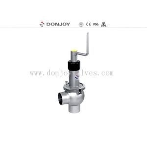 Manual Divert Seat Valve with SS Pull Handle for Flow Control