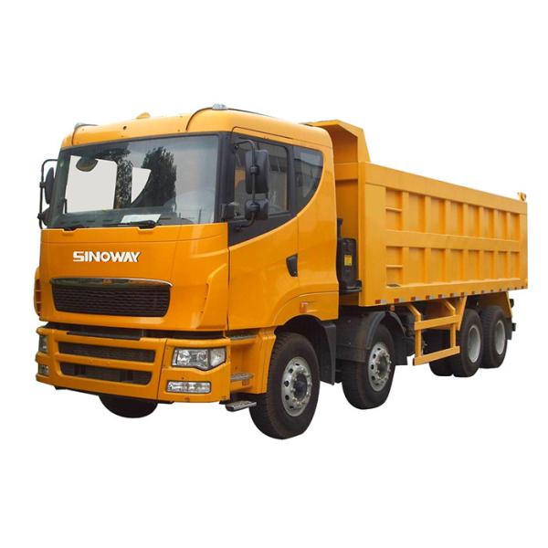 Buy 8x4 Construction Dump Truck Tipper , Dump Truck Tipper 375hp Power at wholesale prices