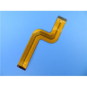 Multilayer Flexible PCBs be freely bent, wound, folded Polyimide PCBs at 0.25mm