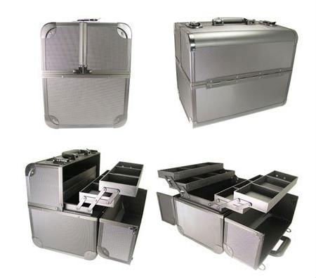 Innovative Design Makeup Vanity Box , Hard Sided Cosmetic Case For Personal