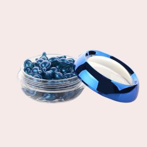 China Transparent Smooth Plastic Cosmetic Container with Pressure Sensitive Gasket on sale