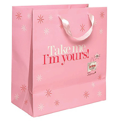 Buy Recycled Art Paper Luxury Gift Bags CMYK Matt Lamination at wholesale prices