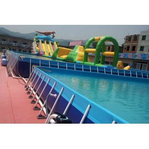 Creative Logo Customized Printed Water Park Floating Water Obstacle Course