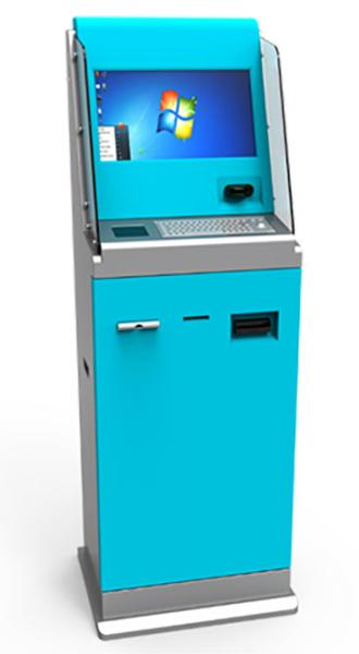 DC24V Free Standing Machines , 140KG Small amount Bill Payment（Paypass） vaild