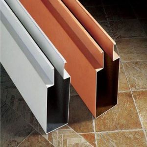 Powder Coating Suspended Aluminum Metal Ceiling Baffle U Shaped