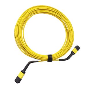 12F 3.0mm MPO Patch Cable LSZH Low Loss With Flexible Boot SM G657A1 Model