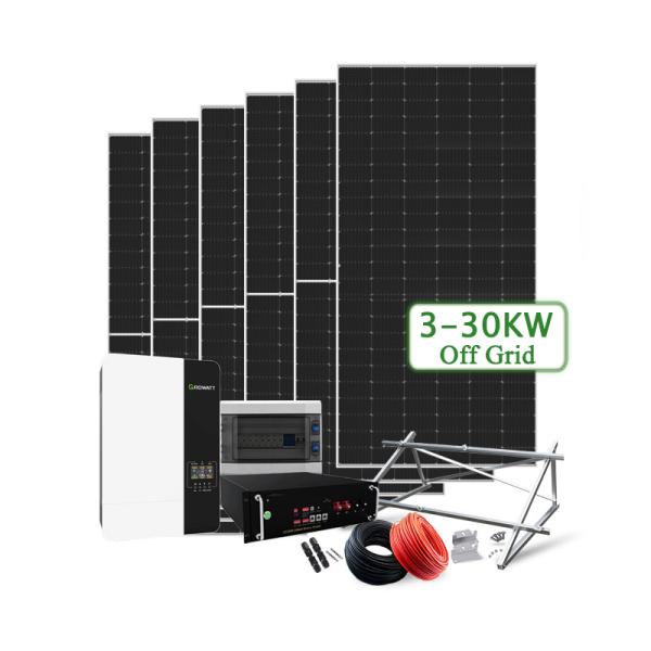 Buy 5kw Home Solar Power System with Monocrystalline Silicon Panels and CE/TUV Certificate at wholesale prices