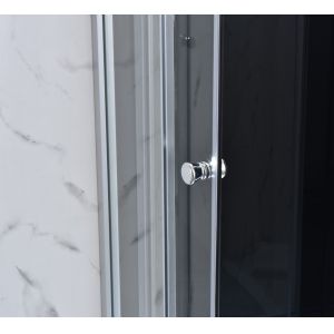 Sliding 35''X35''X85'' Shower Pods Cabins Tempered Glass