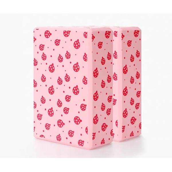 Printed Fitness Pilates Exercise EVA Gym Yoga Block