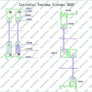 Alloy 6063 Aluminium Door Frame Profile T8 Temper Powder Coating