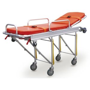 Manufacturer Automatic Collapsible Ambulance Stretcher Trolley Patient Transfer
