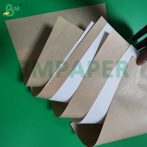 60gsm 70gsm MG White Brown Paper For Takeaway Bags Excellent Strength 67cm 102cm