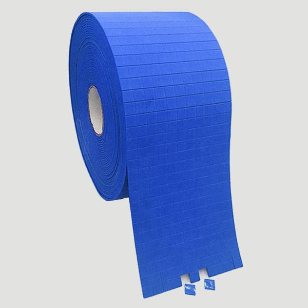 Factory Wholesale 16x16x3MM Blue EVA Rubber Separator Shipping Pads On Rolls for Glass Protection