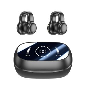 China HiFi Stereo Bone Conduction True Wireless Earphone with 20cm Charging Cable and Mic on sale