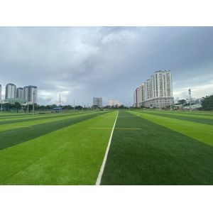 40mm Height Artificial Football Grass Carpet Wear Resistant
