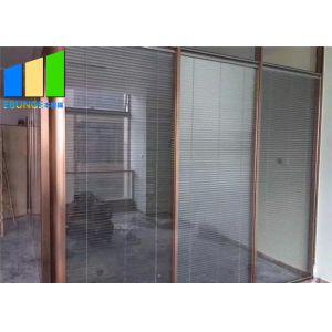 Soundproof Office Demountable Glass Partition Wall System American Standard