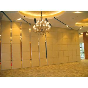 Multi Color Folding Restaurant Sound Proof Partitions Panel Thickness 65mm