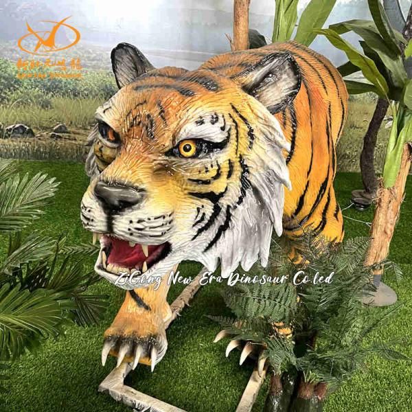 Buy Realistic Animatronic Animal Tiger Head for Zoo Park and Exhibition at wholesale prices
