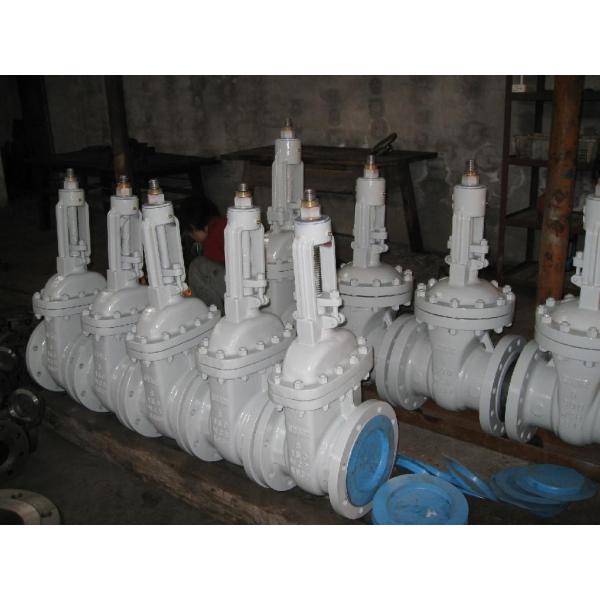 Bolted Bonnet Stainless Steel / Cast Steel Gate Valve 6" 150lb ASME B16.34 ASME B16.10